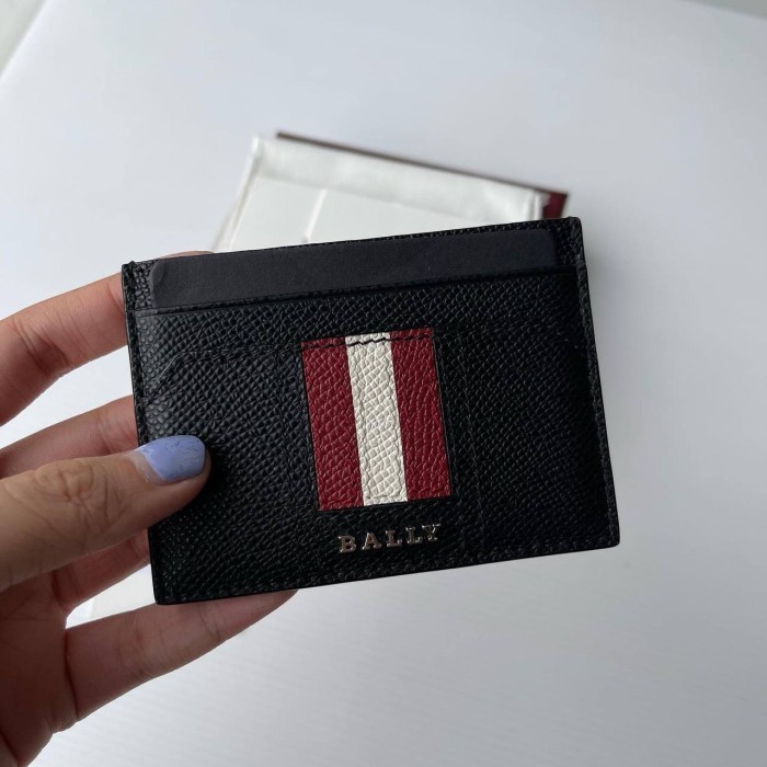 

B A L L Y THAR CARD HOLDER BLACK WITH BOX