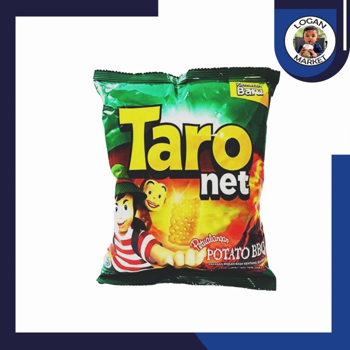 

EKSLUSIF Taro Net Snack Seaweed Potato BBQ Barbeque 65gram 65 gram