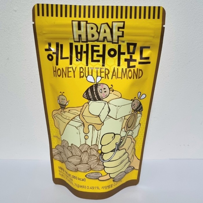 

PROMO SPECIAL Honey Butter Almond Korea HBAF Kacang Almond TOMS 190gr