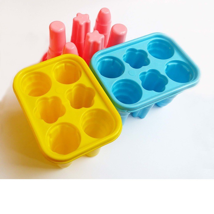 JOSS - Cetakan Es Lilin Mambo / Es LiLIN / Es Loli / Es Krim / Jelly /Apollo Rainbow - 1 Pcs - Rando