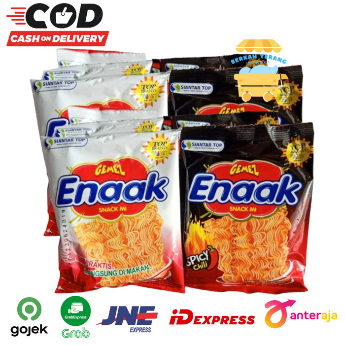 

TERBARU MIE GEMEZ ENAAK Renceng isi 10 x 18gr Mie Gemes Enak Rencengan snack