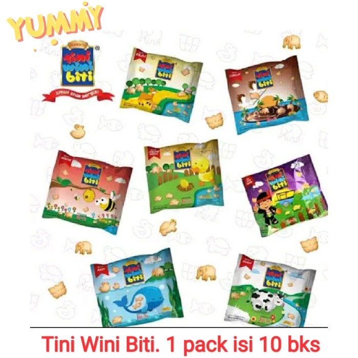 

EKSLUSIF biskuit tini wini biti eceran 1000 1 pack isi 10 bks