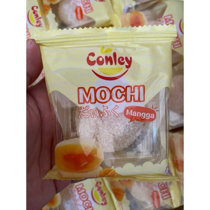 

TERBAIK kue conley mochi 30gram jepang rasa coklat mangga strawberry cemilan enak snack anak murah