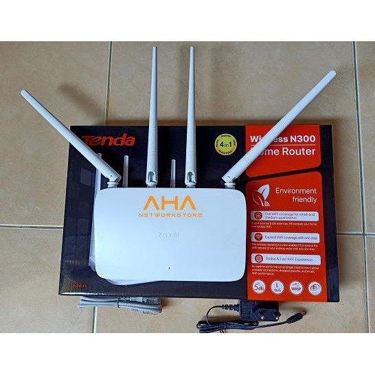 TENDA F6 Wireless N300 Router Tenda F6 Easy Setup Router 4 antena