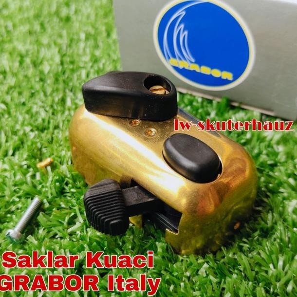 

Saklar Kuaci Klasik Vespa Bahan Kuningan Grabor Made In Italy