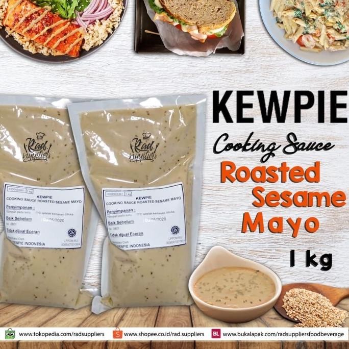 

Siap Kirim Kewpie Cooking Sauce Roasted Sesame Mayo 1 kg saus wijen sangrai campur mayonaise asli distributor resmi