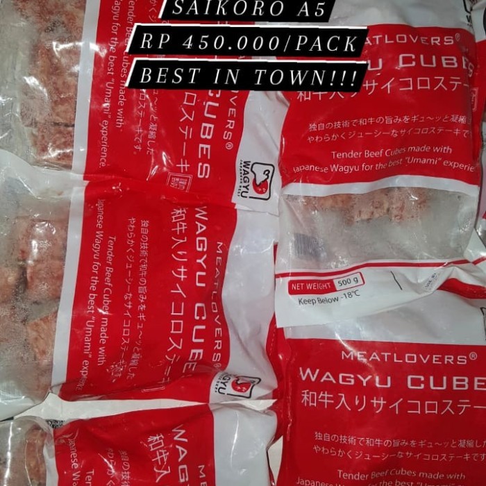 

Wagyu Saikoro Japan A5 Termurah 100 % Original