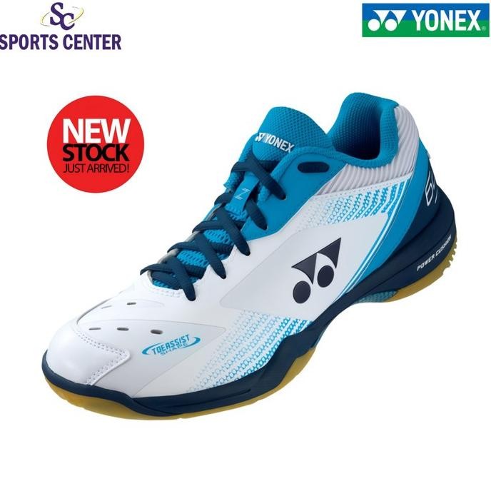 

BLUE- HOT ITEM RESTOCK SEPATU BADMINTON YONEX POWER CUSHION SHB65 Z3 / SHB 65 Z3 / SHB65Z3MEX WHITE OCEAN BLUE