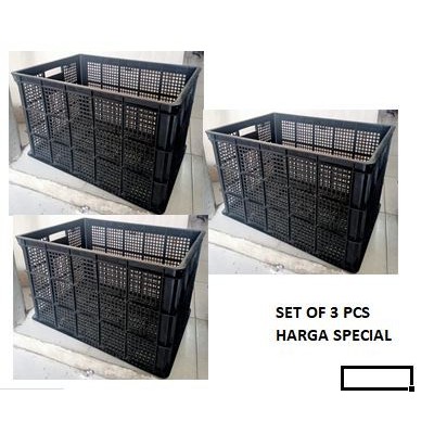 KERANJANG BESAR / KRAT BESAR / WADAH BESAR UNTUK INDUSTRI , LAUNDRY , RAK PIRING SERBAGUNA MURAH