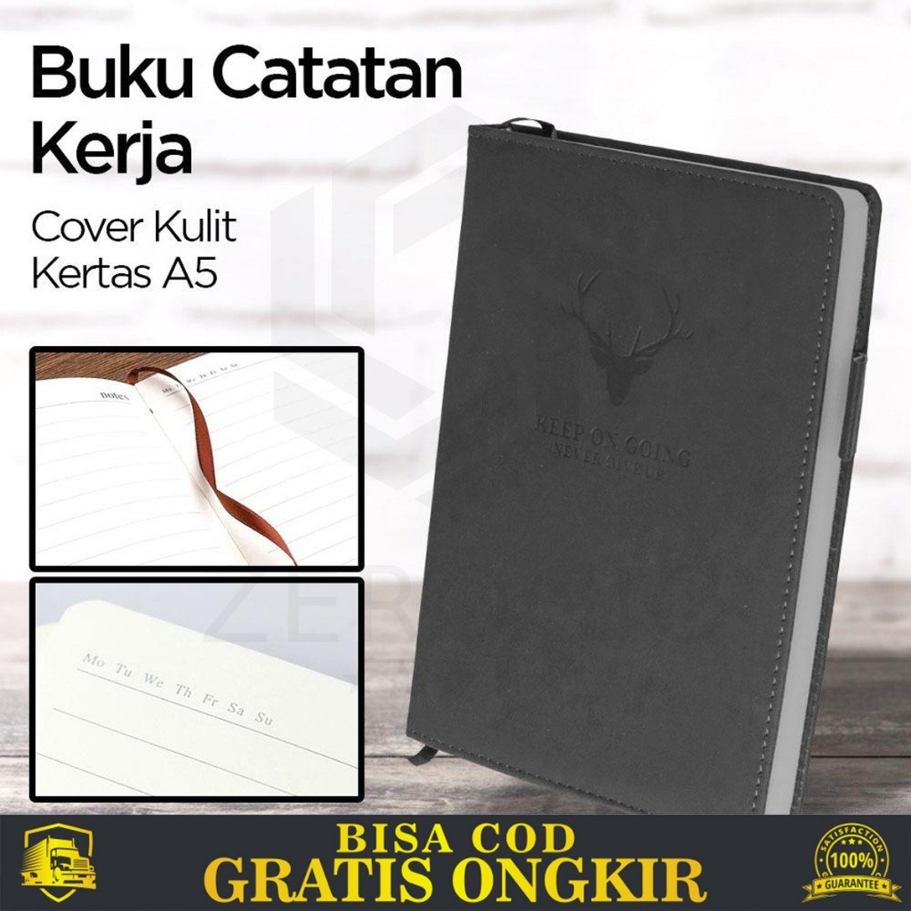 

BUKU CATATAN HARIAN DIARY JURNAL NOTEPAD KLASIK COVER KULIT 180 LEMBAR