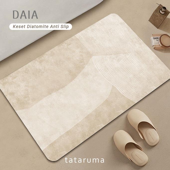 

daia - keset penyerap air diatomite kamar mandi dapur lembut anti slip termurah