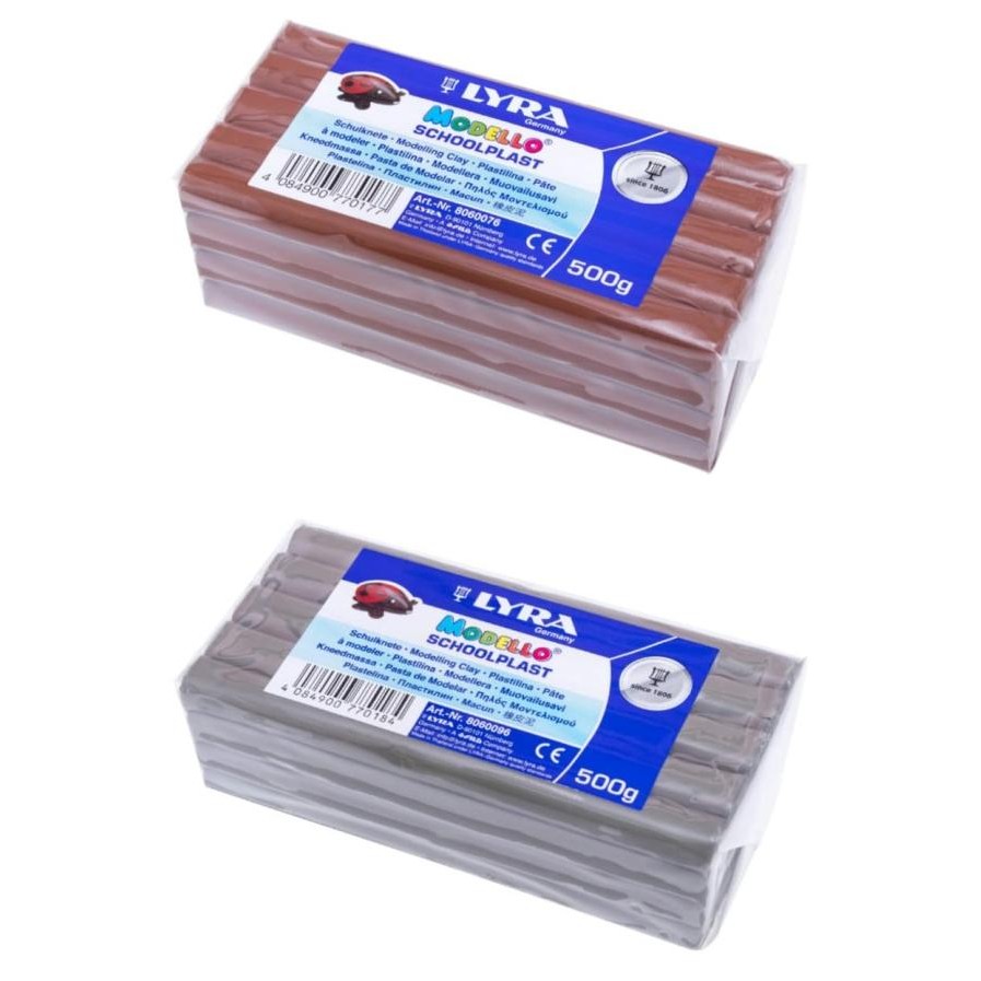 

Terlaris LYRA MODELLO SCHOOLPLAST / PLASTISIN (MODELLING CLAY) 500GR COD