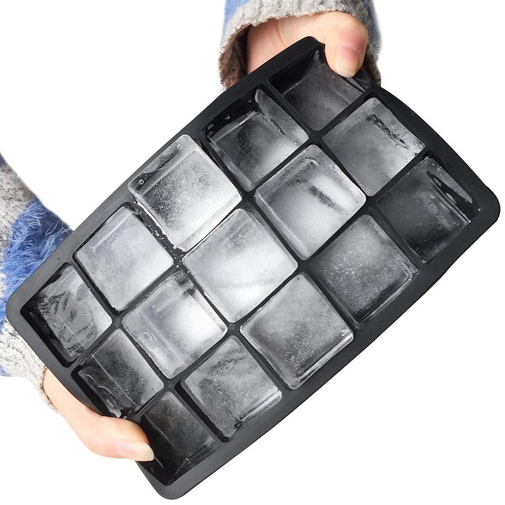 

- SSGP Cetakan Es Batu Silikon Kotak 15 Grid Ice Cube Tray - DY0971 -