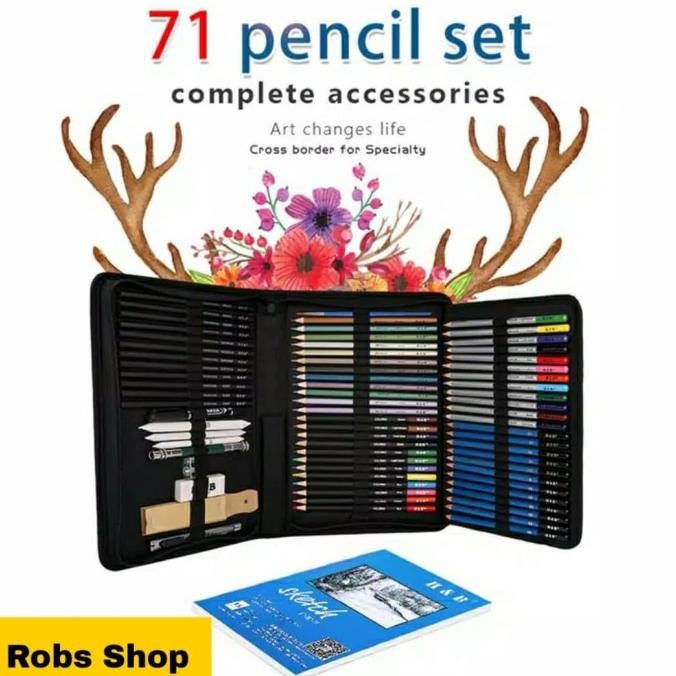 

Sketching Pencil 71 Pcs Pensil Sketsa Menggambar Design Dan Melukis Best Seller