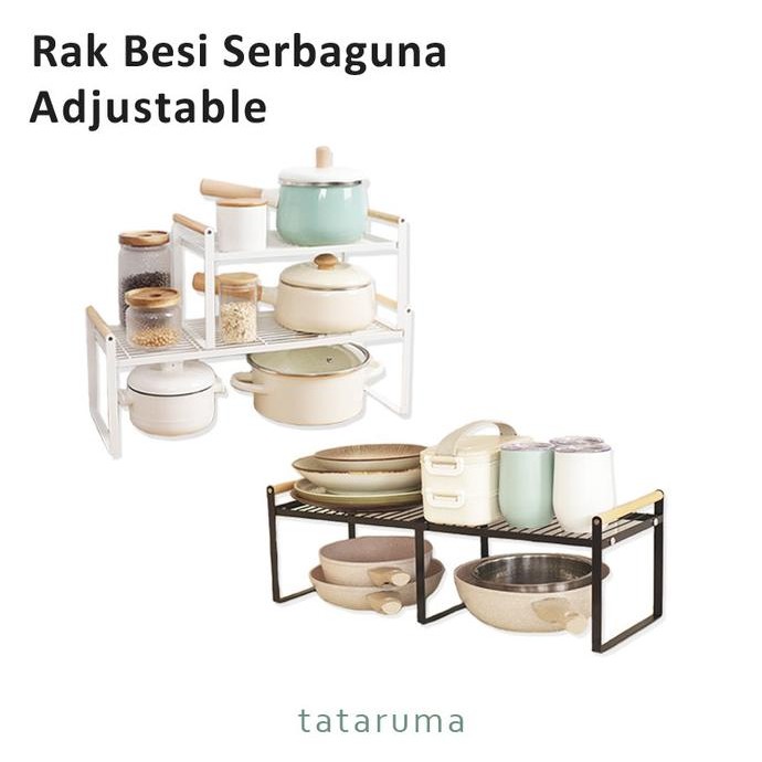 

tori adjustable - rak besi dapur bumbu serbaguna termurah