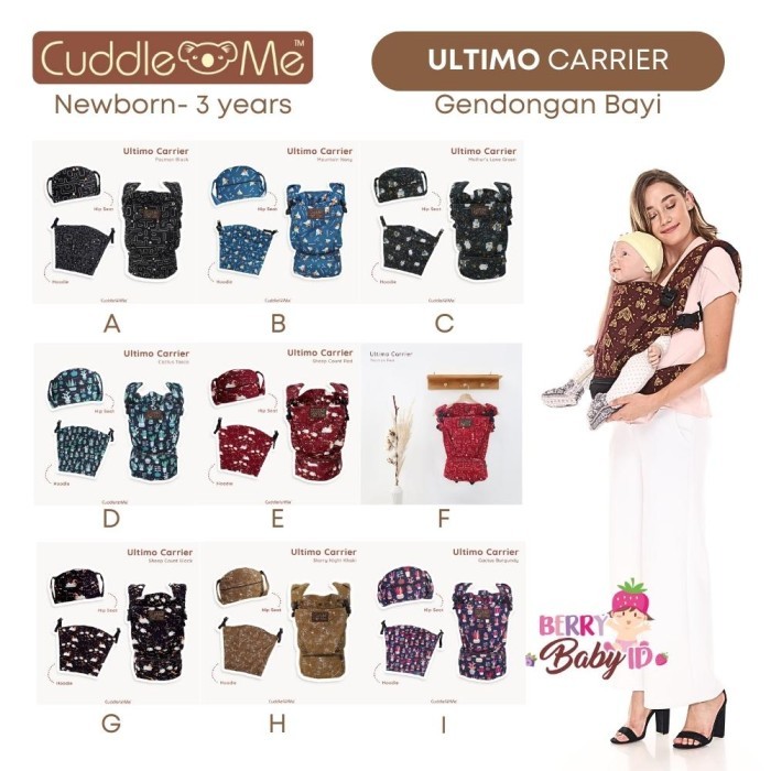 Cuddle Me Ultimo Gendongan Hipseat Gendongan Depan Bayi