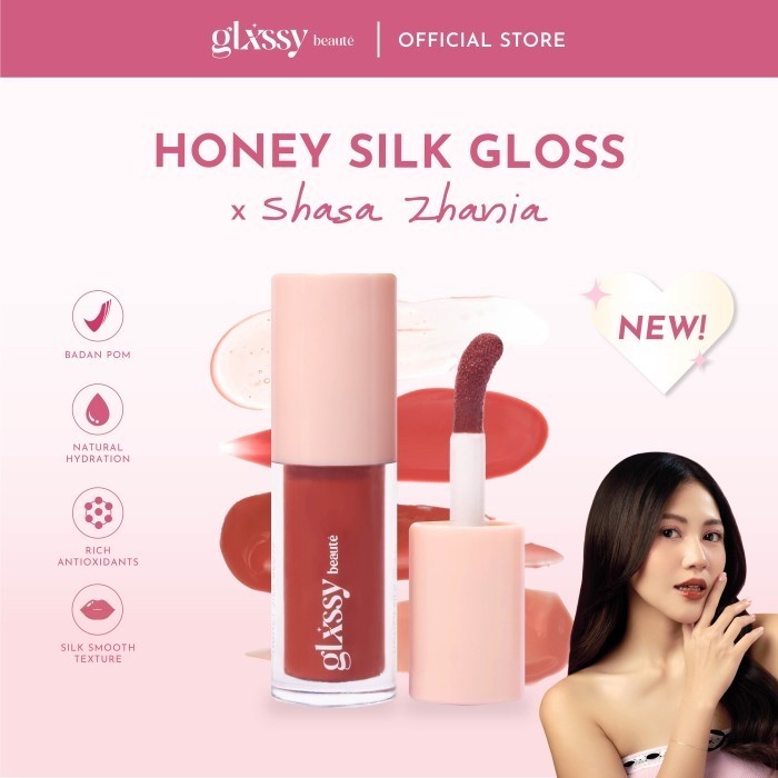 Glxssy Beaute Honey Silk Glossy - Lip Gloss Series