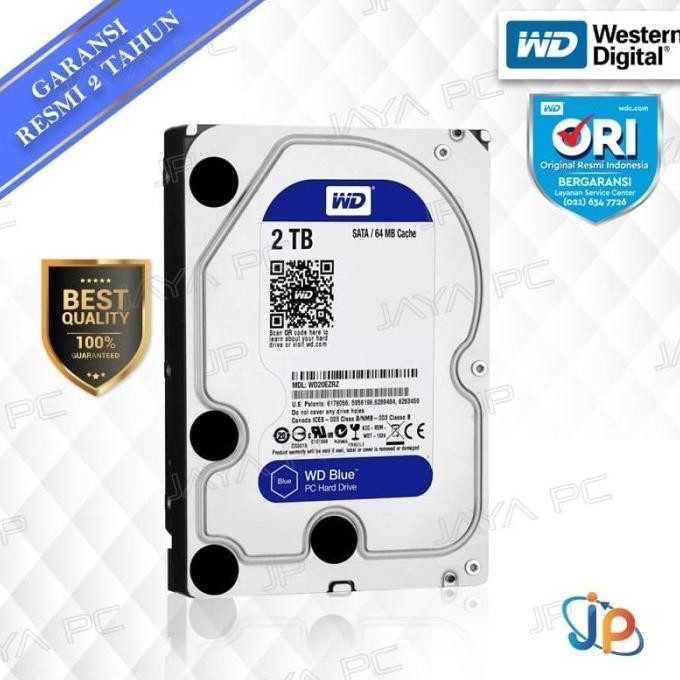 

BLUE- WD BLUE PC 2TB 3.5" HDD/ HD/ HARDISK/ HARDDISK INTERNAL