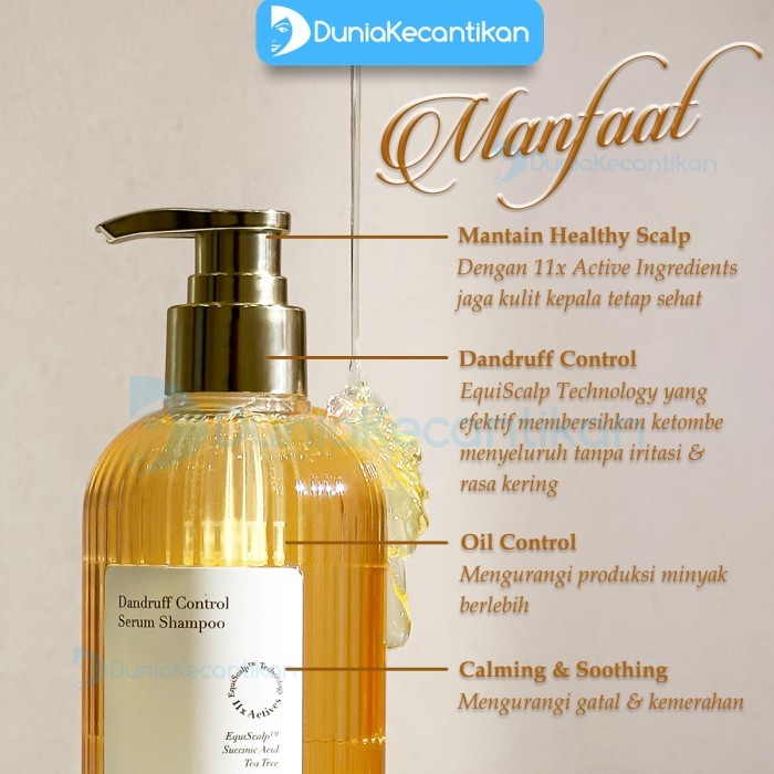 FELAUFEE Dandruff Treatment Serum Shampoo Anti Ketombe Sampo Anti Lepek