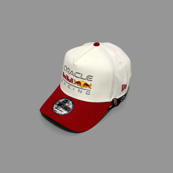 TOPI NEW ERA ORIGINAL AFRAME ORACLE RED BULL RACING BEIGE RED