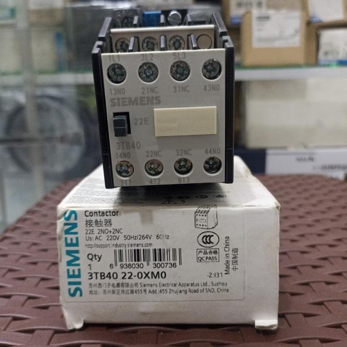 TERMURAH - 3TB40 22-0XQ0 3TB4022-0XQ0 SIEMENS CONTACTOR