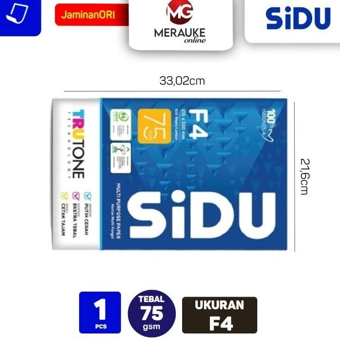 

Sale Kertas Hvs Sidu F4 75 Gsm