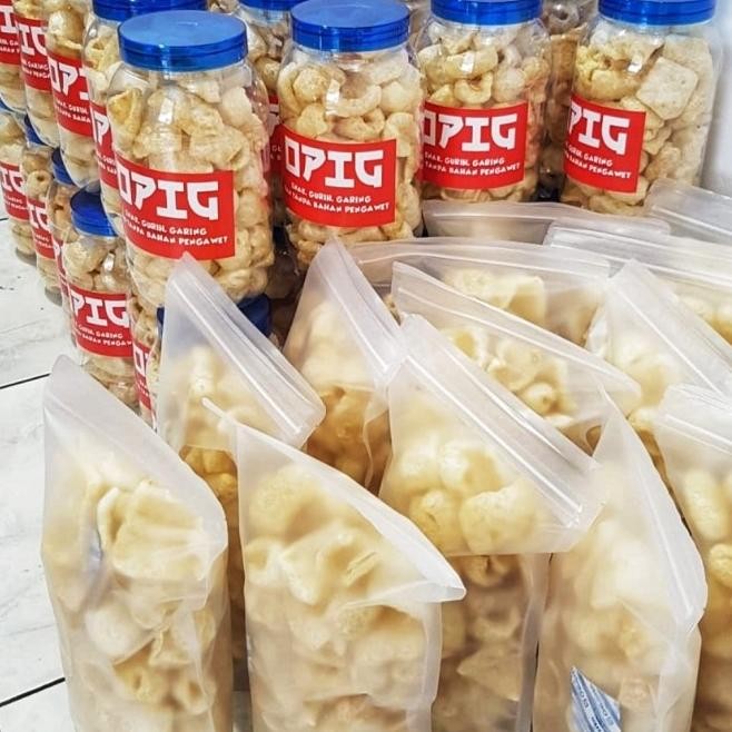 

Kerupuk Kulit Babi Cap Opig Toples 2Lt