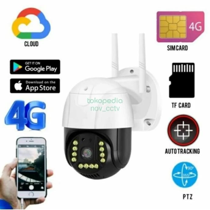 Camera outdoor 4G sim card cctv wireless waterproof PTZ CCTV