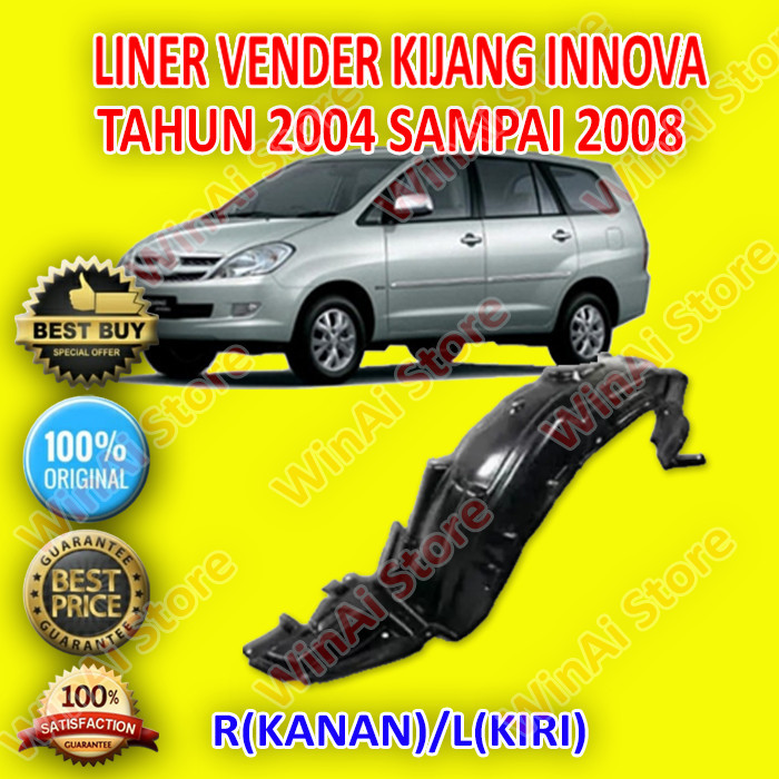 LINER/INER FENDER INNOVA 2004 SAMPAI 2008 (KHUSUS)