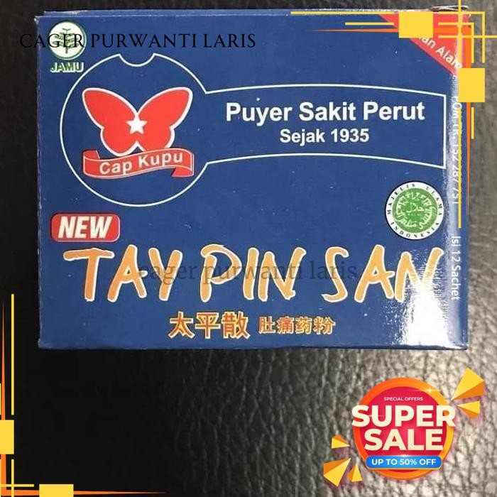 

TAY PIN SAN CAP KUPU KUPU OBAT SAKIT PERUT MASUK ANGIN MENCRET DIARE EKSLUSIF!!