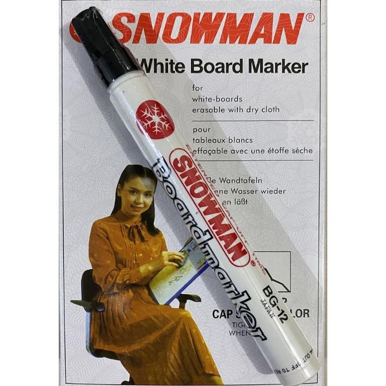 

New Arrival Spidol Snowman Whiteboard / White Board Marker Abg-12 / Abg12
