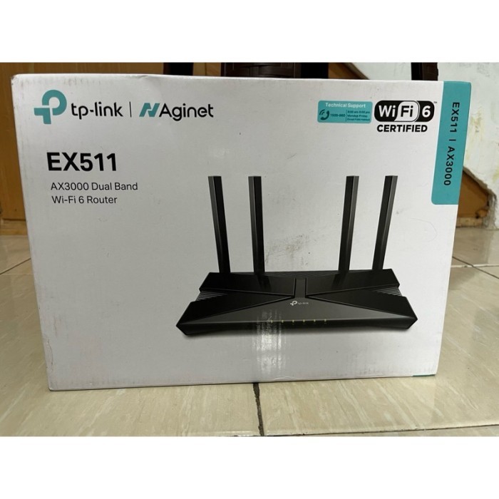 Tp Link EX511 AX3000 Aginet Gigabyte Wifi6 Wireless Router New