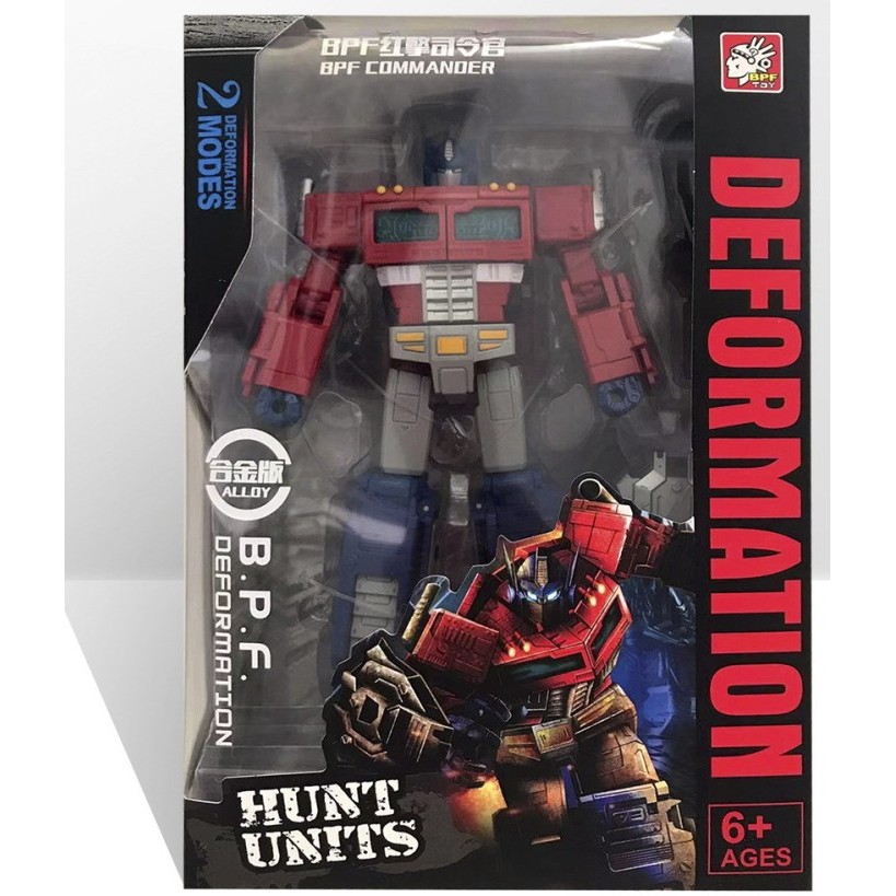BPF OPTIMUS PRIME Commander Deformation Hunt Units