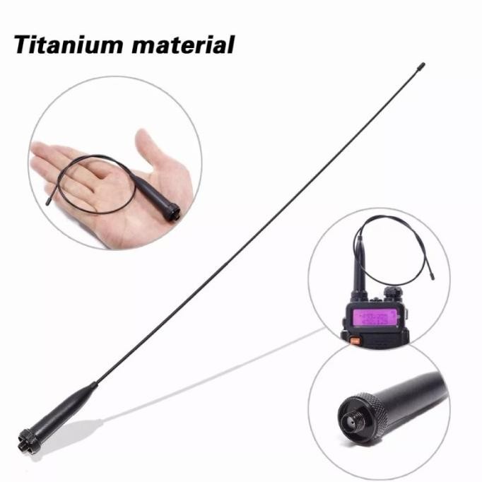 Antena HT jarak jauh XS-776 antenna ht terbaik XS-776 VHF UHF SMA F