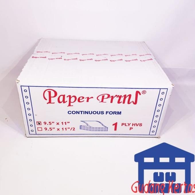 

TERBARU - CONTINUOUS FORM 91/2 X 11 1PLY PAPERPRYNS