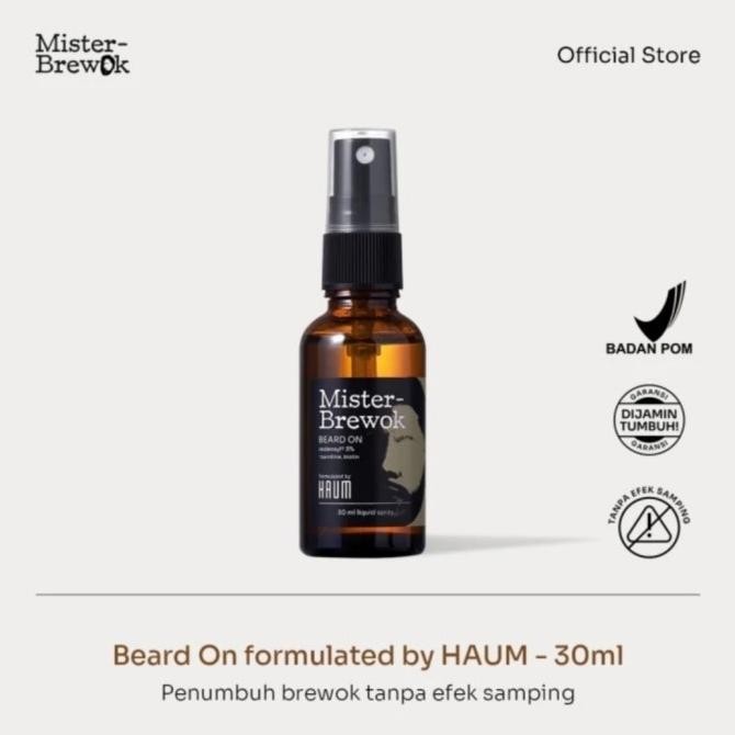 BEBAS ONGKIR - MISTERBREWOK BEARD ON REDENSYL+ LCLT PENUMBUH BREWOK