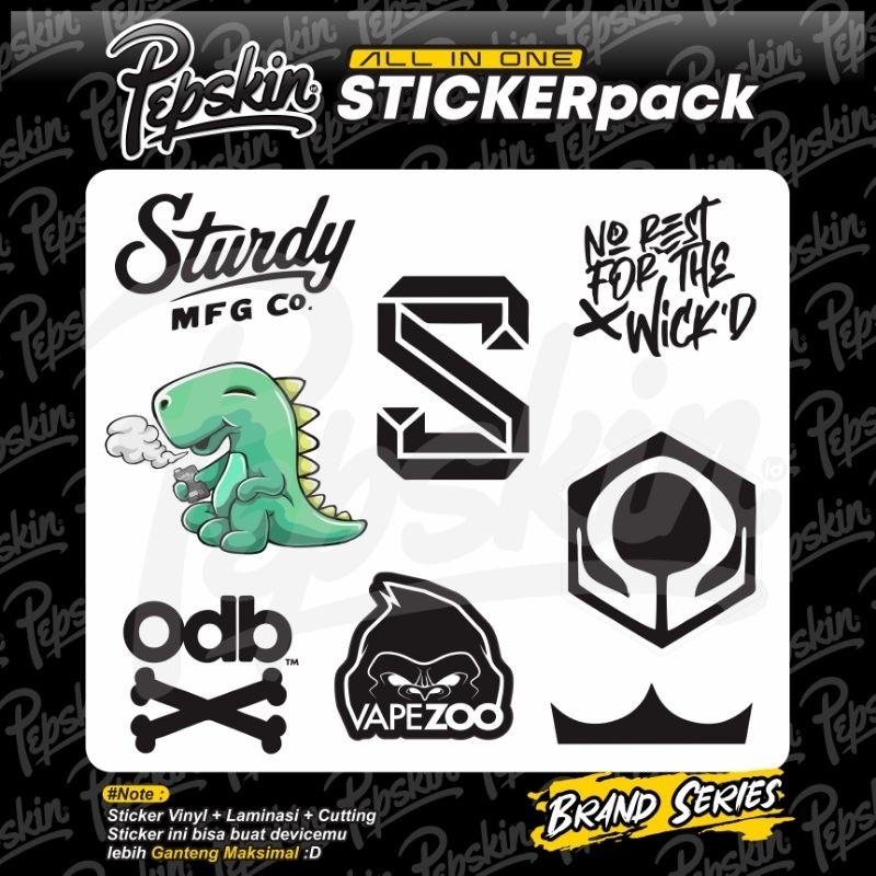 

*Premium Quality* Pack All In One Brandmix 01 Garskin Custom Stiker Maxdecal Bkn Case COD