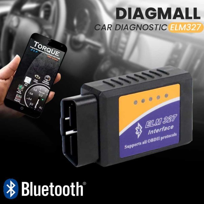 V2.1 OBD2 SCANNER MOBIL FULL SOFTWARE CEK MOBIL OBD2 BLUETOOTH SCANNER