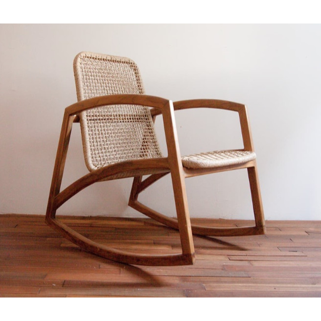 Kursi Goyang Jati Rotan premium Kursi malas ayun sagoya