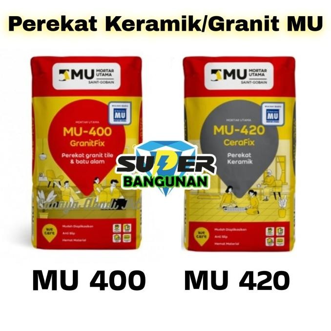 Terbaru Semen Mortar Keramik dan Granit MU / Lem Perekat Granite MU