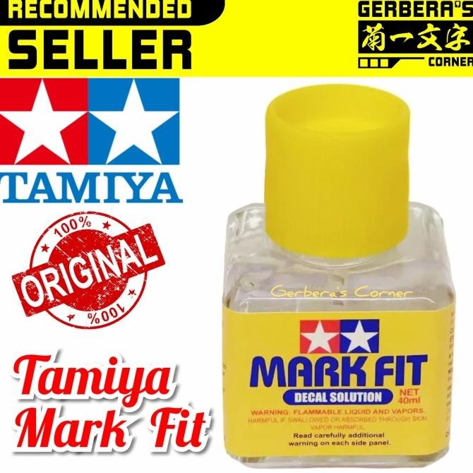 Terbaru Tamiya Mark Fit Decal Solution Mark Setter Lem Water Decal Model Kit