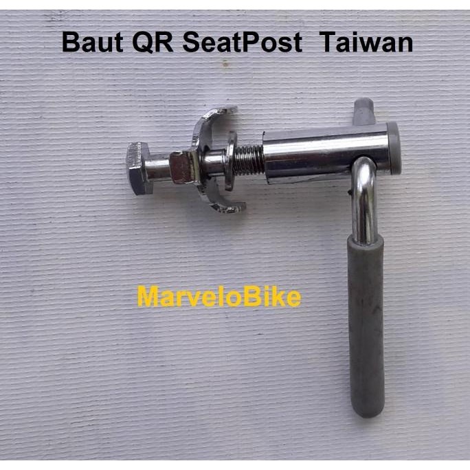 baut qr seatpost sepeda taiwan 