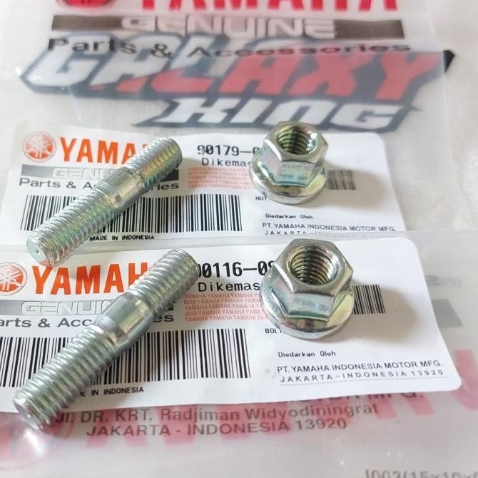 baut mur tanam set knalpot aerox 155 nmax lama new jupiter mx original 