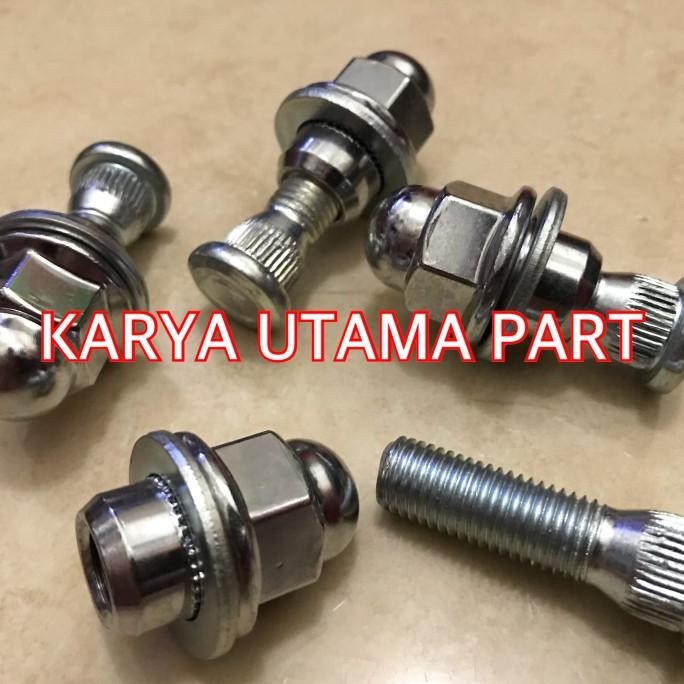 baut roda original mitsubishi xpander pajero sport dan triton !!
