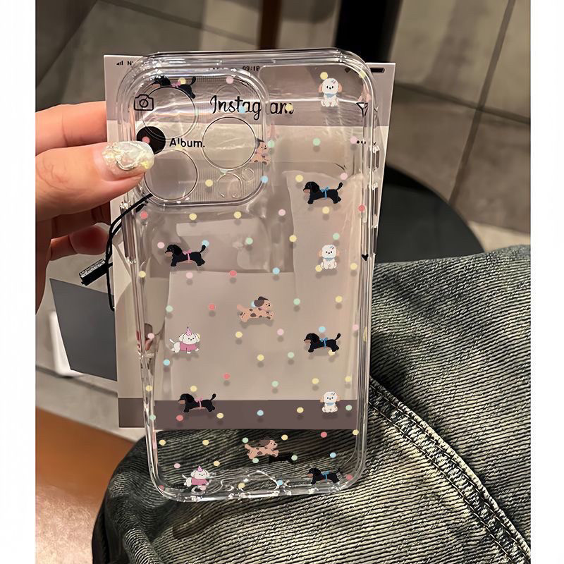 Cowok Terbaru Lucu Anak Anjing Soft Case Hp Oppo C100 A6s A6t Pro Reno 15 Pro Max Reno 15F Reno 15 P