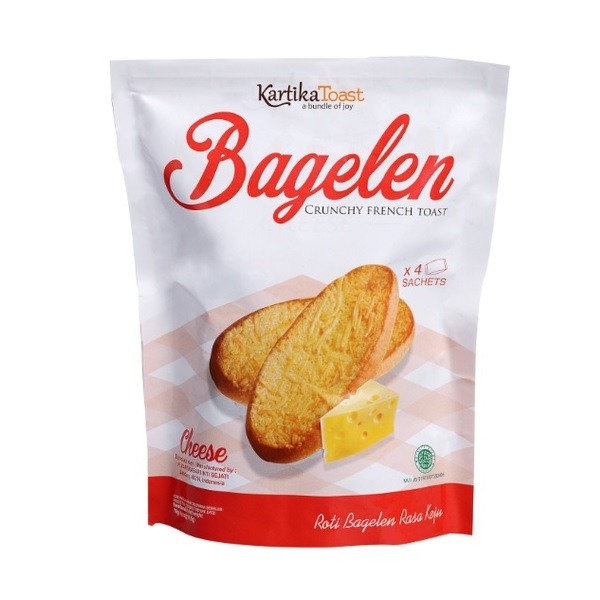 

KARTIKA TOAST BAGELEN CHEESE 78 GR