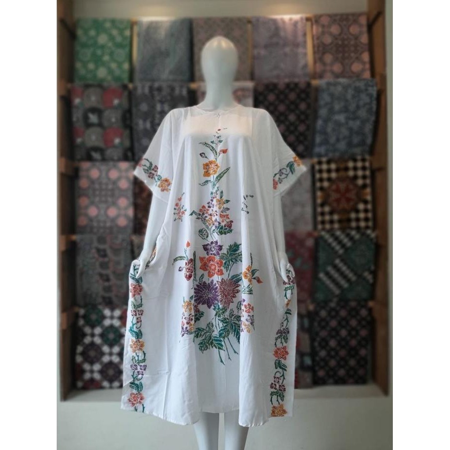 DASTER LOWO ENCIM Batik Wanita Pekalongan Kekinian Coletan Berkualitas ZER