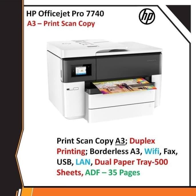 Hp 7740 A3 Printer Officejet Wandahamidun