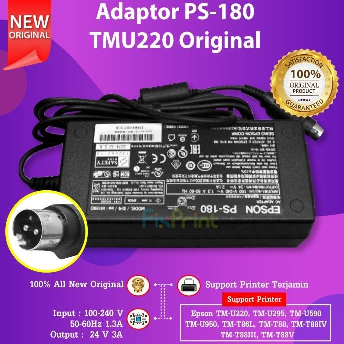 

Adaptor PS-180 Printer Epson POS Kasir TMU220 TM-U220 TMU-220 New LA
