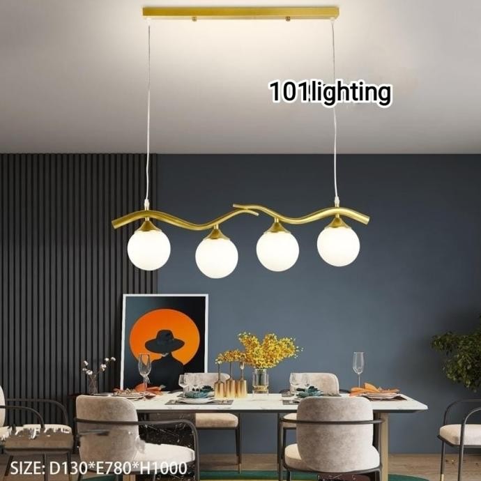 Lampu Gantung Minimalis Modern Meja Makan Mini Bar 29597/4 Jurnnian